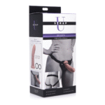 Verstellbares Harness mit Dildo von Brazen aus Silikon
