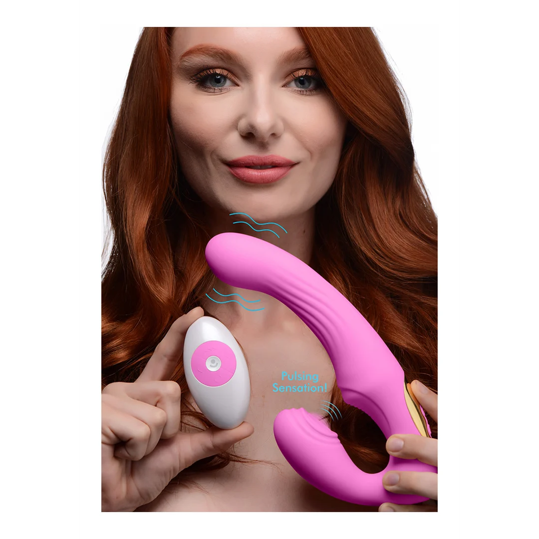 XR Brands U Pulse Strapless Strap on – Bild 4