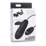 XR Brands pulsierender, wiederaufladbarer Silikon Bullet