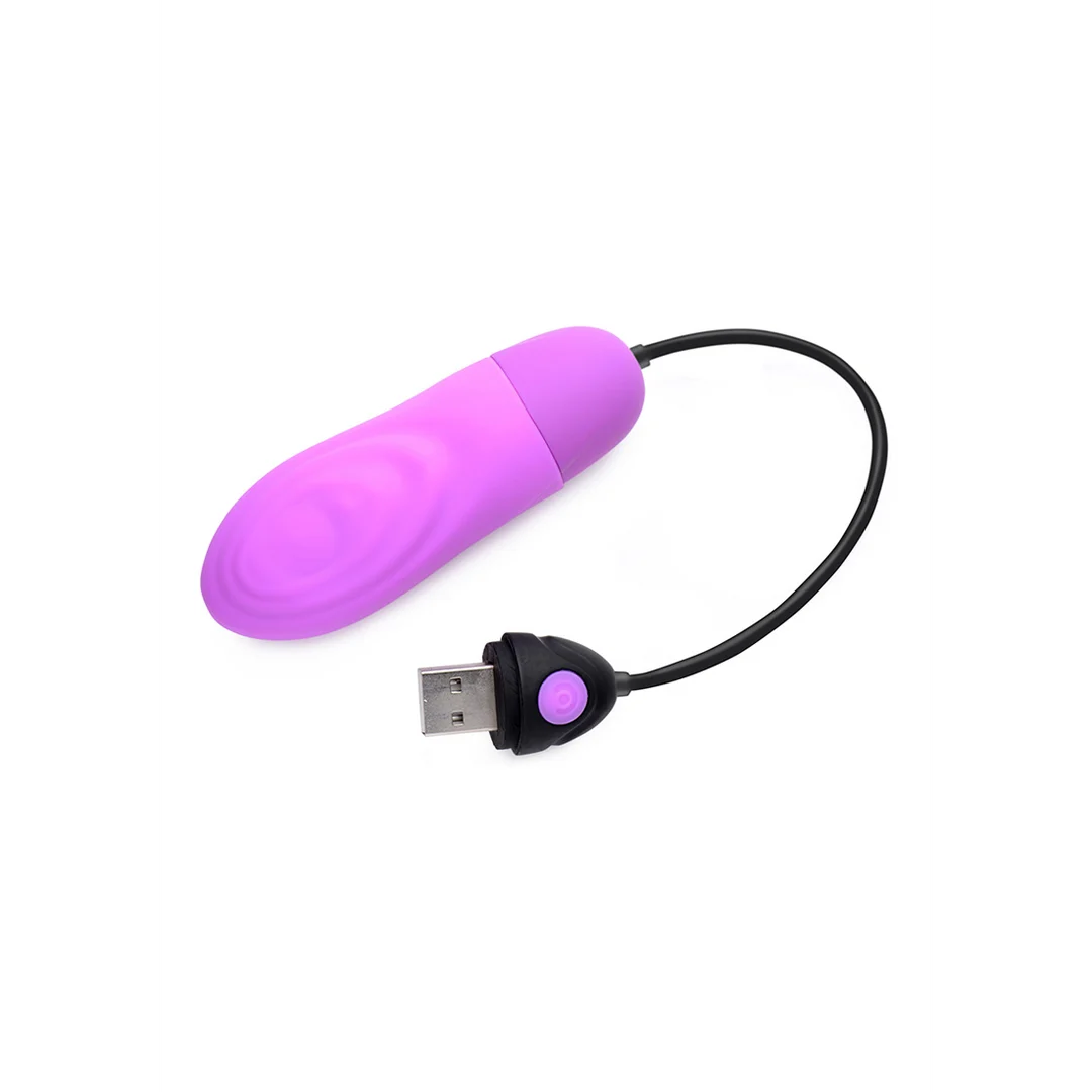 XR Brands pulsierender, wiederaufladbarer Silikon Bullet – Bild 9