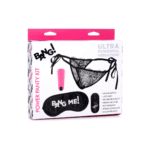 Power Panty mit Spitzenhöschen, vibrierender Kugel und Augenbinde