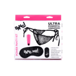 Power Panty mit Spitzenhöschen, vibrierender Kugel und Augenbinde – Bild 2