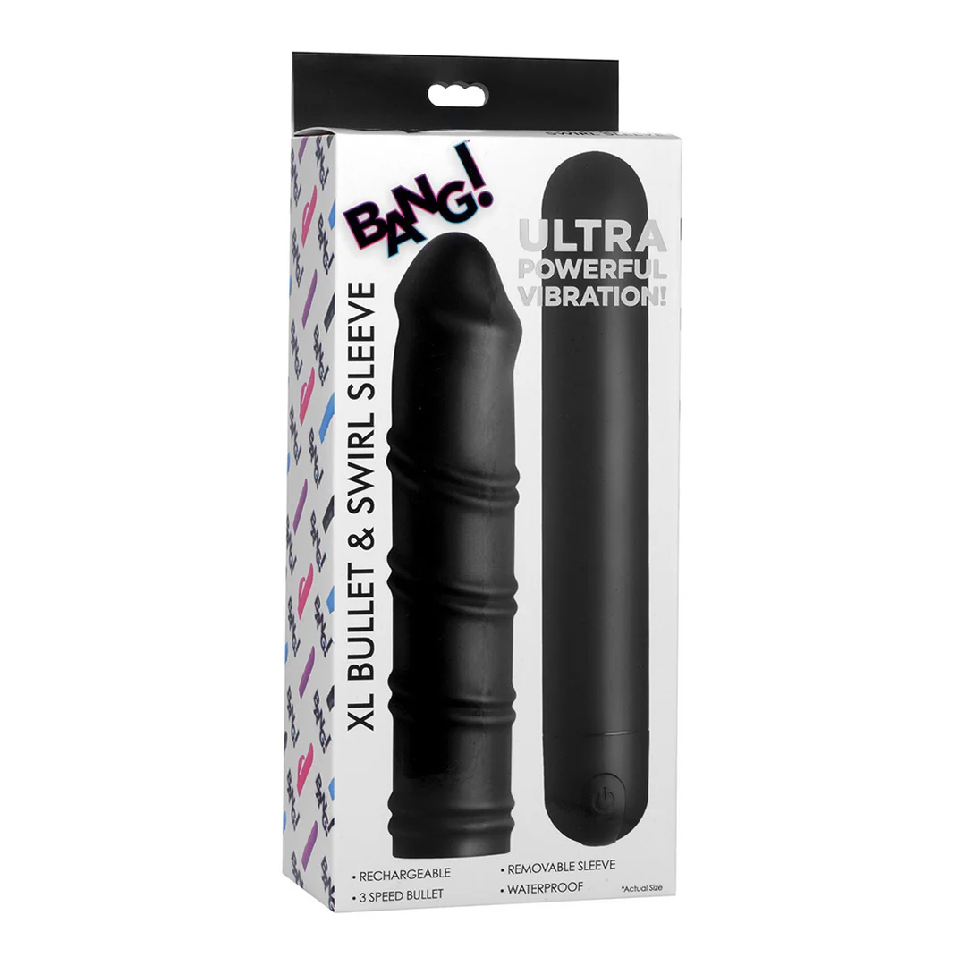 XR Brands XL Bullet und Swirl Silikonhülle – Bild 1
