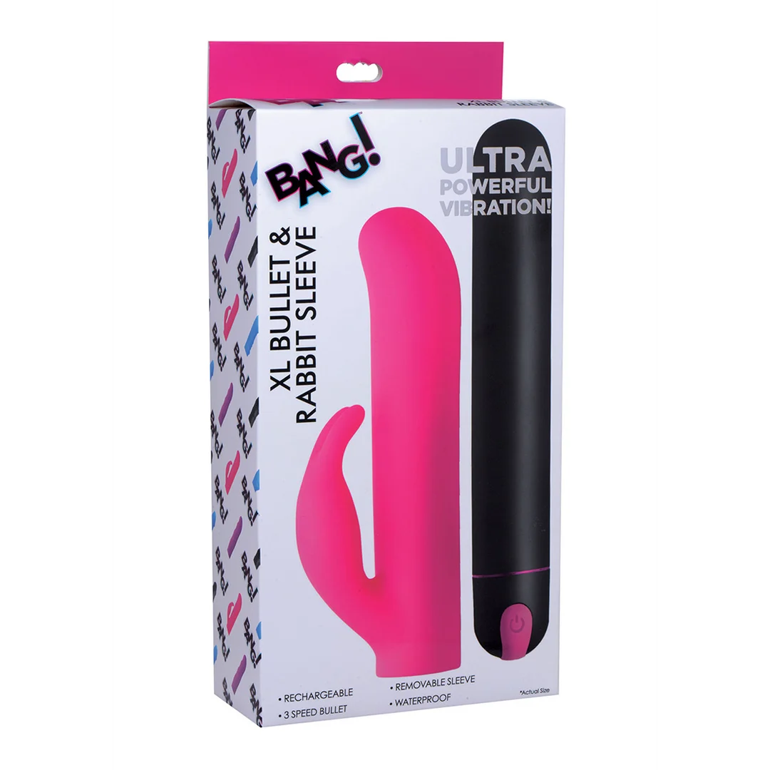 AG626-2 XR Brands XL Bullet und Rabbit Silikonhülle – Bild 1