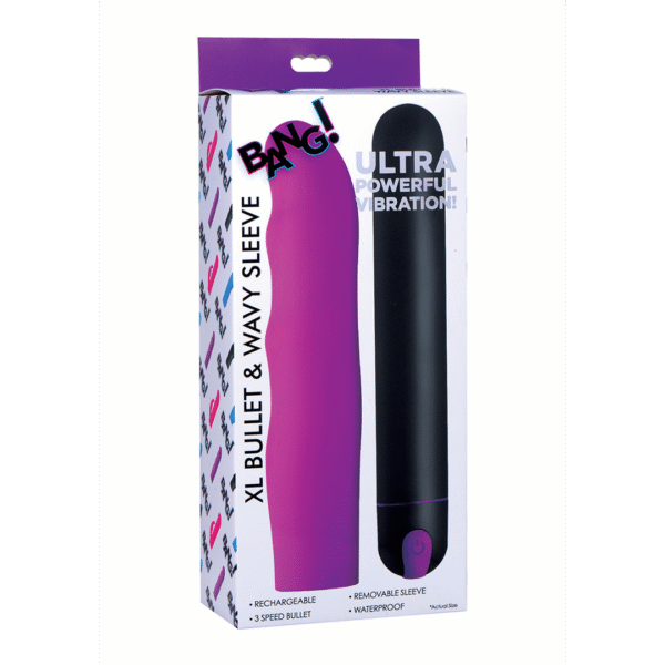 XR Brands XL Bullet und Wavy Silikonhülle
