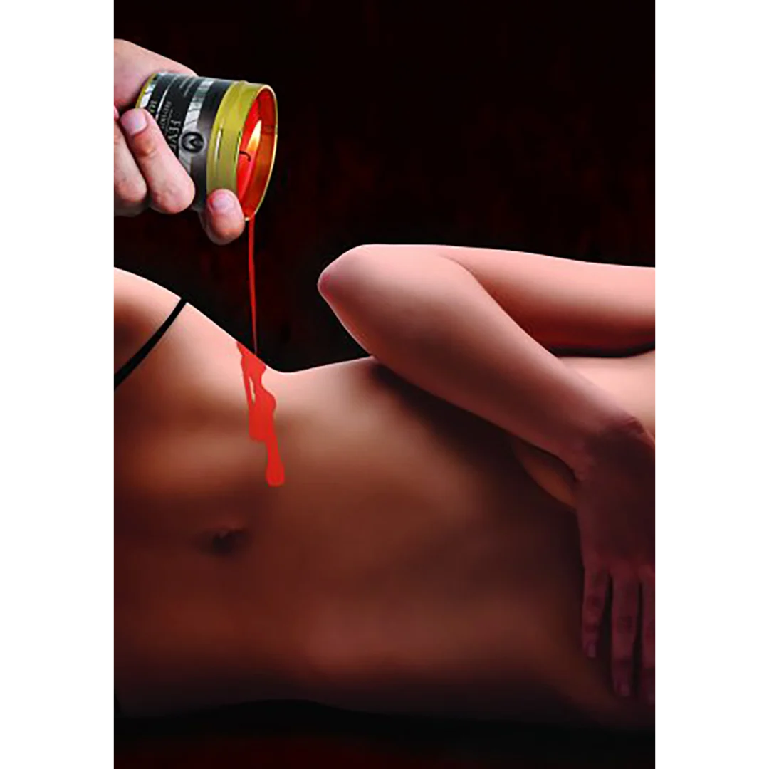 XR Brands Fever Red Hot Wax Kerze – Bild 2