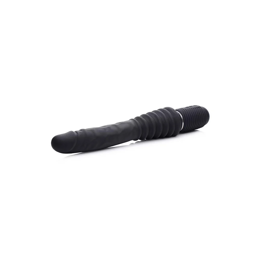Thrust Master Vibrationsdildo mit Stoßfunktion und Griff – Bild 4