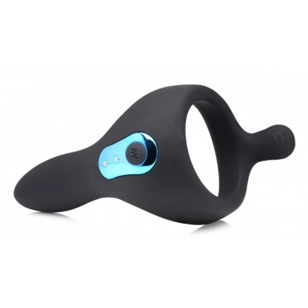 Vibrierender Cockring mit Dammbereich Stimulation: Power Taint – Bild 2