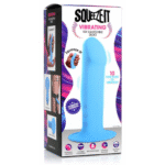 Vibrator, knautschbar und thermoaktiv mit Saugnapf, XR Brands, Blau, XR Brands