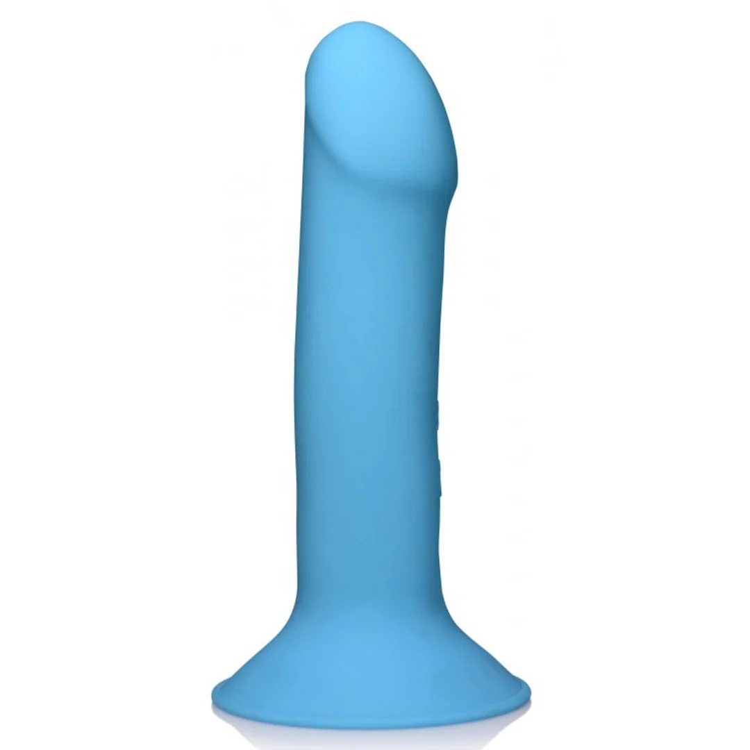 Vibrator, knautschbar und thermoaktiv mit Saugnapf, XR Brands, Blau, XR Brands – Bild 4