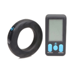 Vibrierender Cockring mit Fernbedienung – vibrierender Silikon Cockring mit E Stim und Fernbedienung – Bild 6