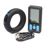 Vibrierender Cockring mit Fernbedienung – vibrierender Silikon Cockring mit E Stim und Fernbedienung – Bild 3