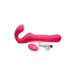 XR Brands Mighty Thrust trägerloser Strap on mit Stoßfunktion und Fernbedienung – Bild 3