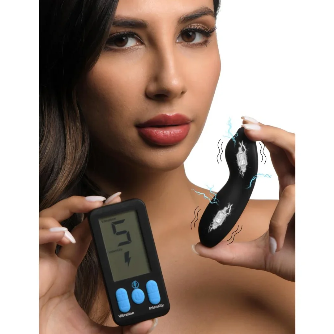 Toy für Paare mit Fernbedienung – E Stim Panty Vibe mit Fernbedienung – Schwarz – Bild 6