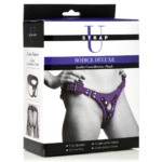 Bodice Deluxe Korsett Harness aus Leder in Rosa – Bild 7