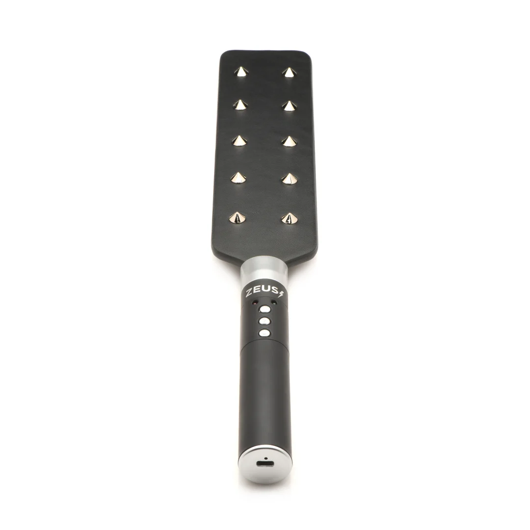 BDSM Paddel mit Spikes – Spiked Paddle – Schwarz – Bild 5