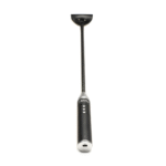 BDSM Crop mit sicherem Griff – E Stim Crop - Schwarz – Bild 3