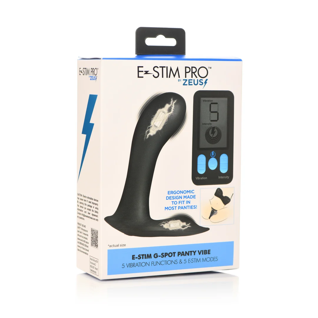 E Stim Pro G Punkt Panty Vibrator schwarz – Bild 1