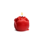 Flaming Rose Tropfkerze, rot – Bild 4