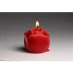 Flaming Rose Tropfkerze, rot – Bild 5