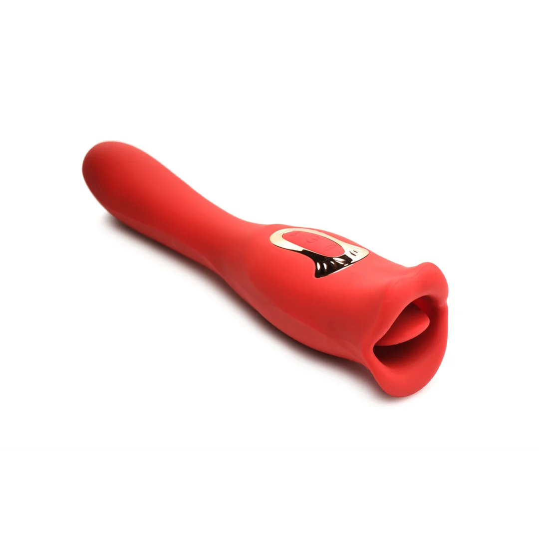 XR Brands Kiss and Tell Pro Doppelseitiger Vibrator – Bild 4