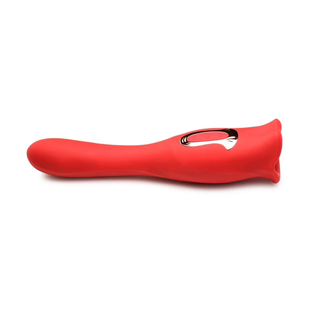 XR Brands Kiss and Tell Pro Doppelseitiger Vibrator – Bild 5