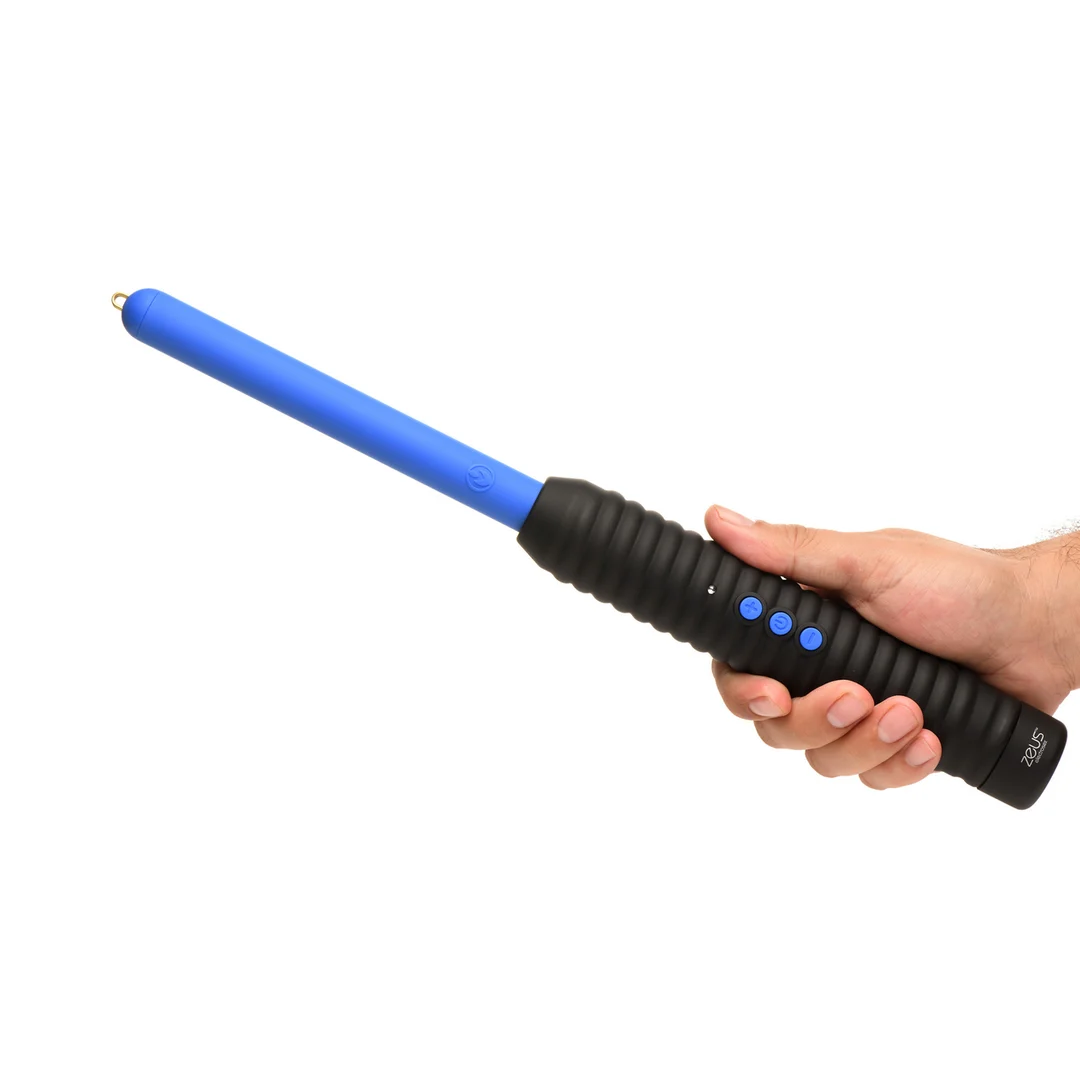 BDSM E Stim Stab mit sicherem Griff – Shock Rod - E Stim Zapping Wand - Blau – Bild 6