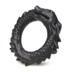 XR Brands Black Caiman Silikon Cockring – Bild 4