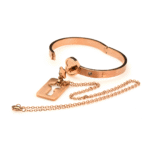 Armband mit Schlüsselanhängerkette in Roségold – Bild 4