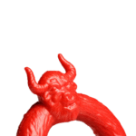 XR Brands Beast Mode Silikon Penisring rot – Bild 5