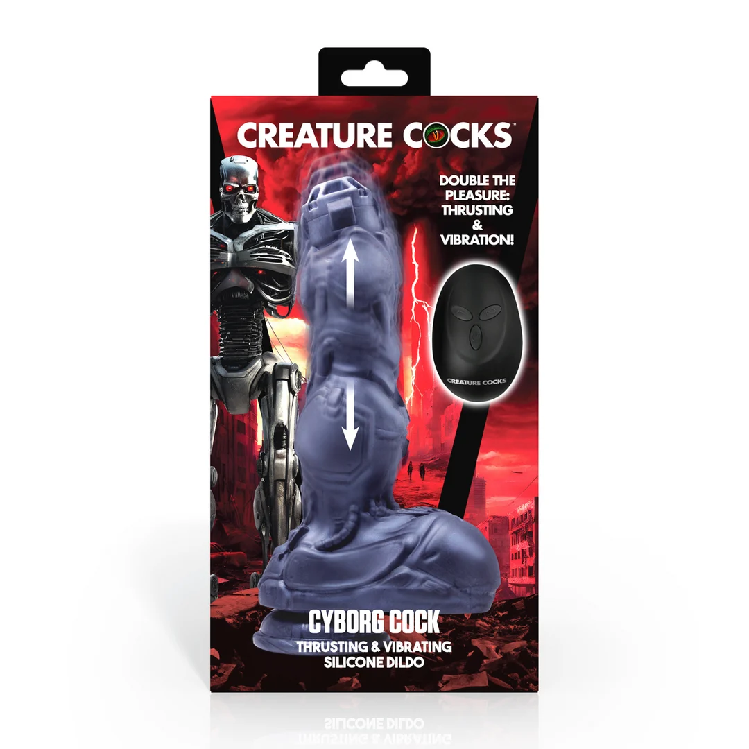Cyborg Cock Dildo mit Stoßbewegung und Vibration – Bild 2