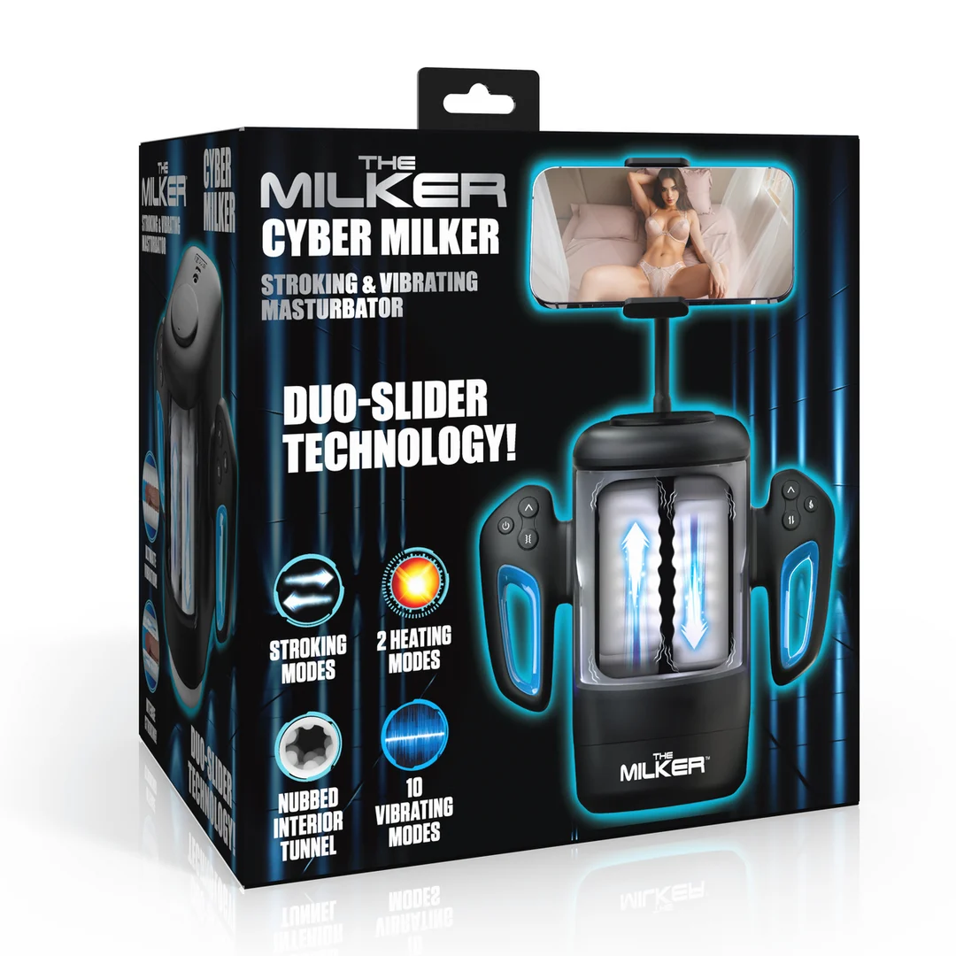XR Brands Cyber Milker Masturbator mit Handyhalterung – Bild 1
