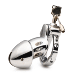 Keuschheitskäfig mit verstellbarem Ring – Snap On Chastity Cage – Bild 6