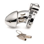 Keuschheitskäfig mit verstellbarem Ring – Snap On Chastity Cage – Bild 3