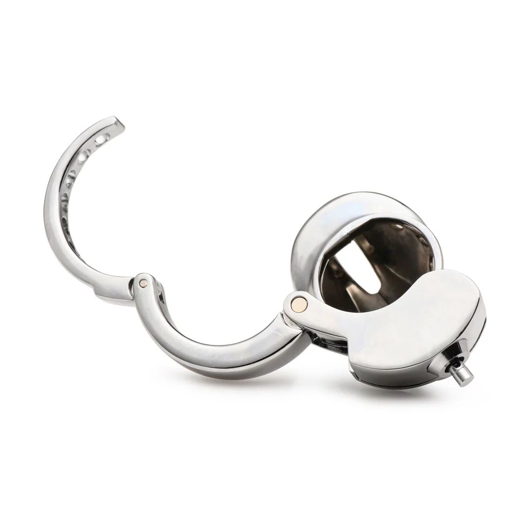 Keuschheitskäfig mit verstellbarem Ring – Snap On Chastity Cage – Bild 4