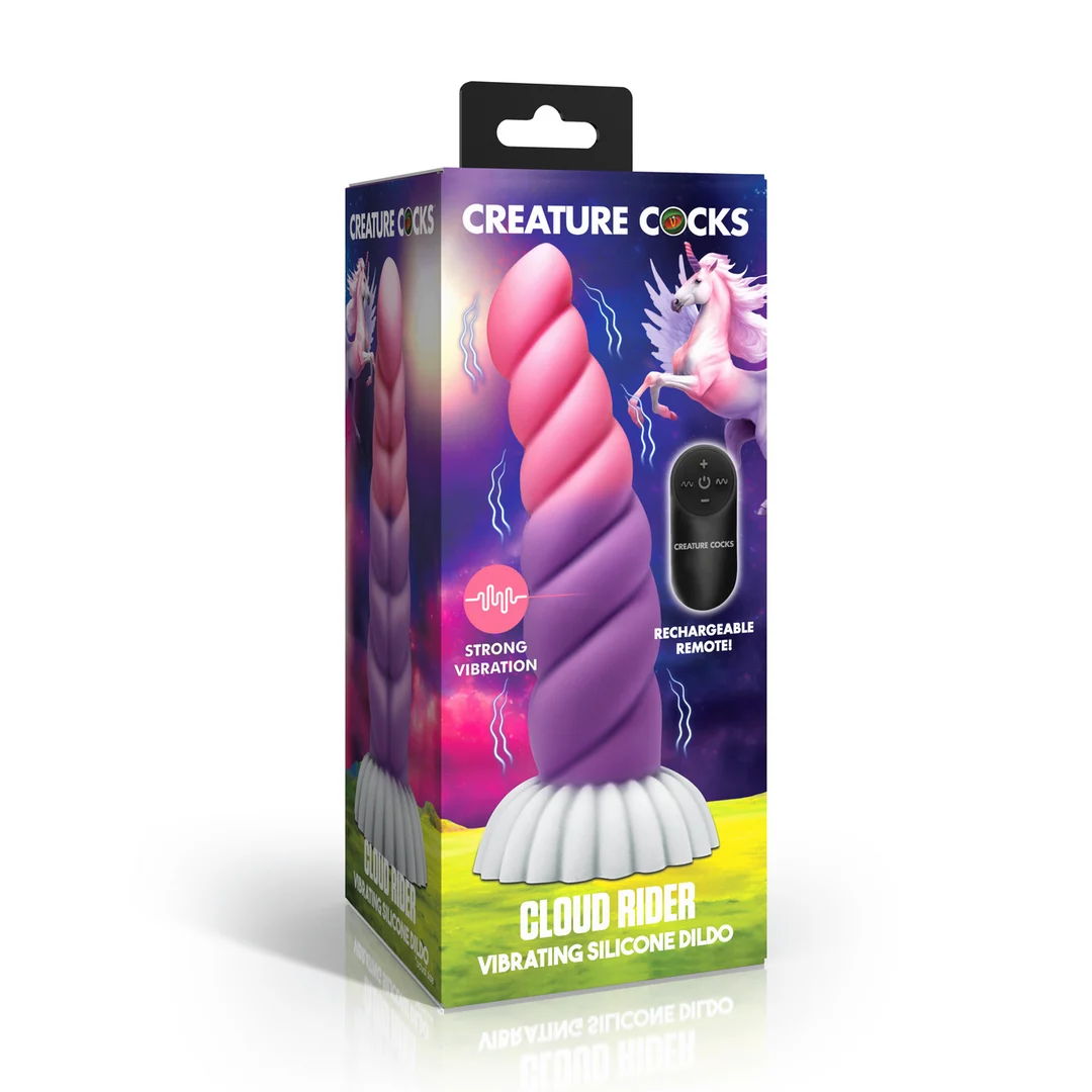 AH647-2 Cloud Rider vibrierender Einhorn Dildo – Bild 1