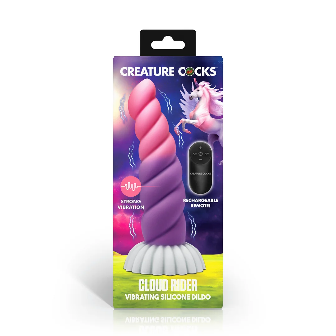 Cloud Rider vibrierender Einhorn Dildo – Bild 2