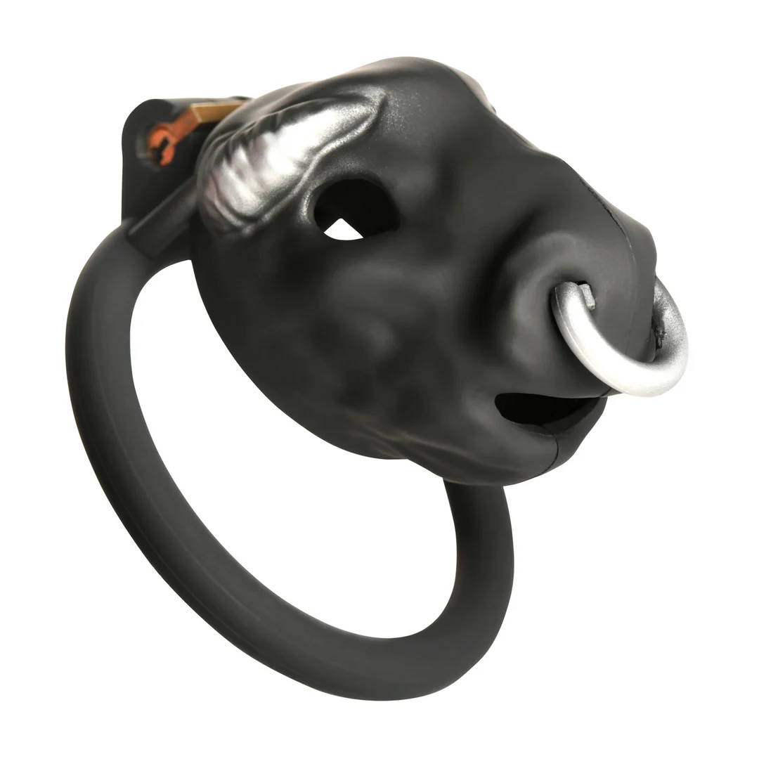 Bull Keuschheitskäfig, Schwarz – Bild 4