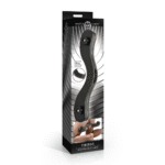 Doren schwarzer Holzhumbler mit Spikes