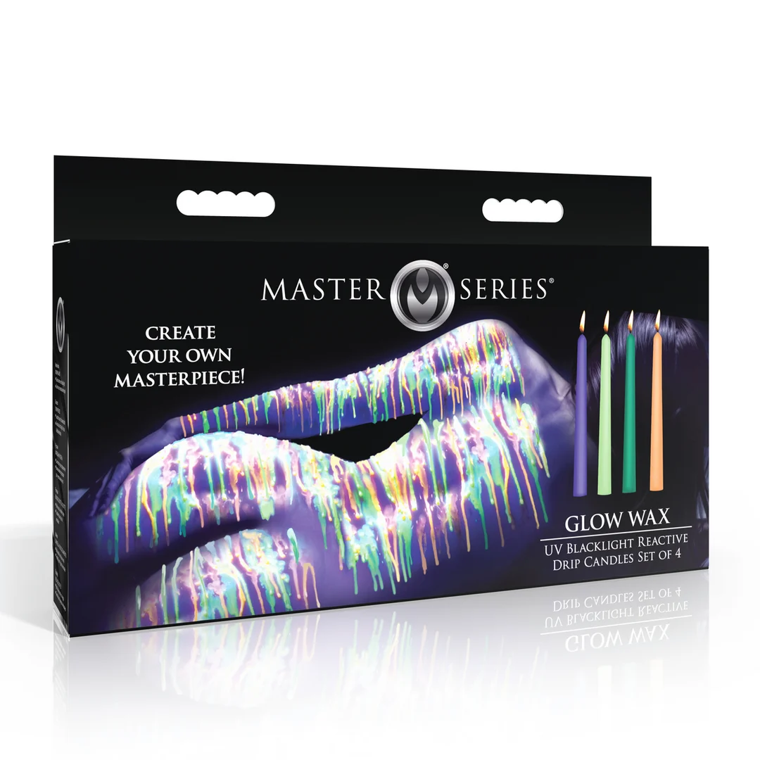 AH678-2 Glow Wax UV Tropfkerzen, 4er Set – Bild 1