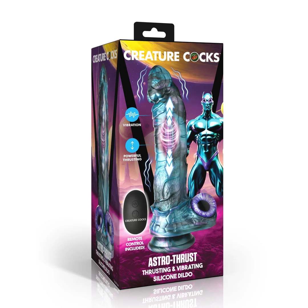 XR Brands Astro Thrust Stoßdildo mit Vibration – Bild 1