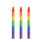 XR Brands Pride Candles Regenbogen Tropfkerzenset – Bild 3