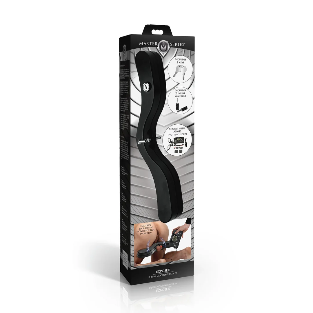 Exposed E Stim Holzhumbler schwarz – Bild 1