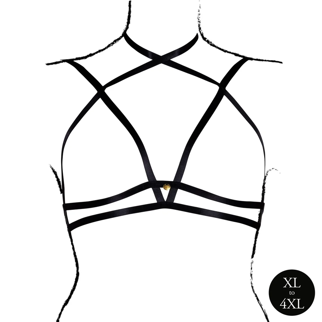 Verführerische Lingerie mit offenen Cups und Nackenband – LIN – Bild 10