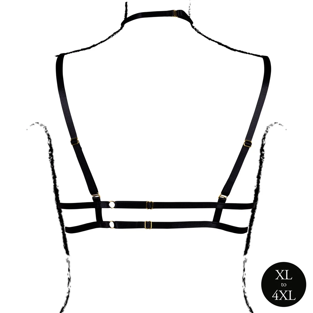 Verführerische Lingerie mit offenen Cups und Nackenband – LIN – Bild 11