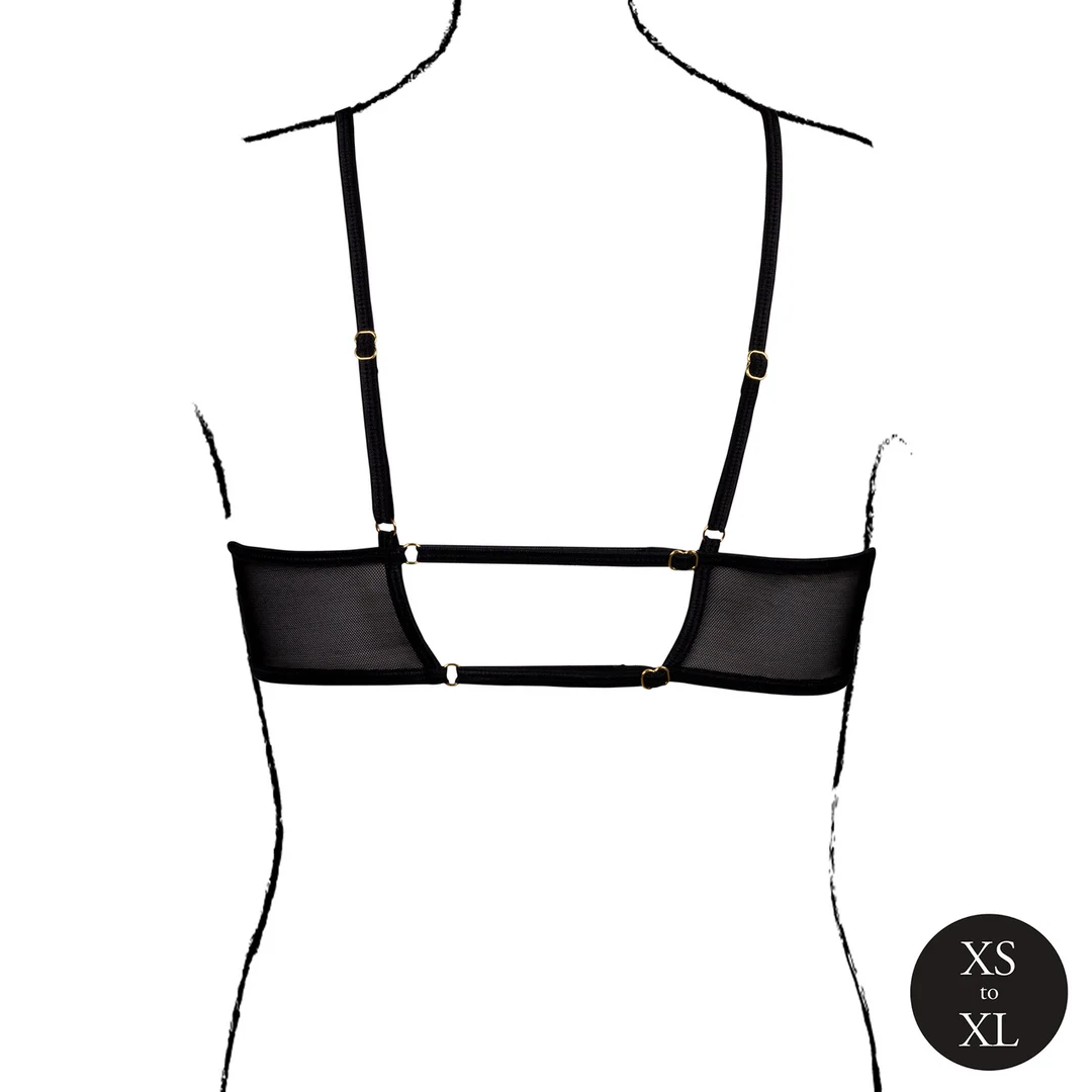 Verführerische Lingerie mit Keyhole Detail und doppelten Rückenbändern – Le Desir – Bild 5