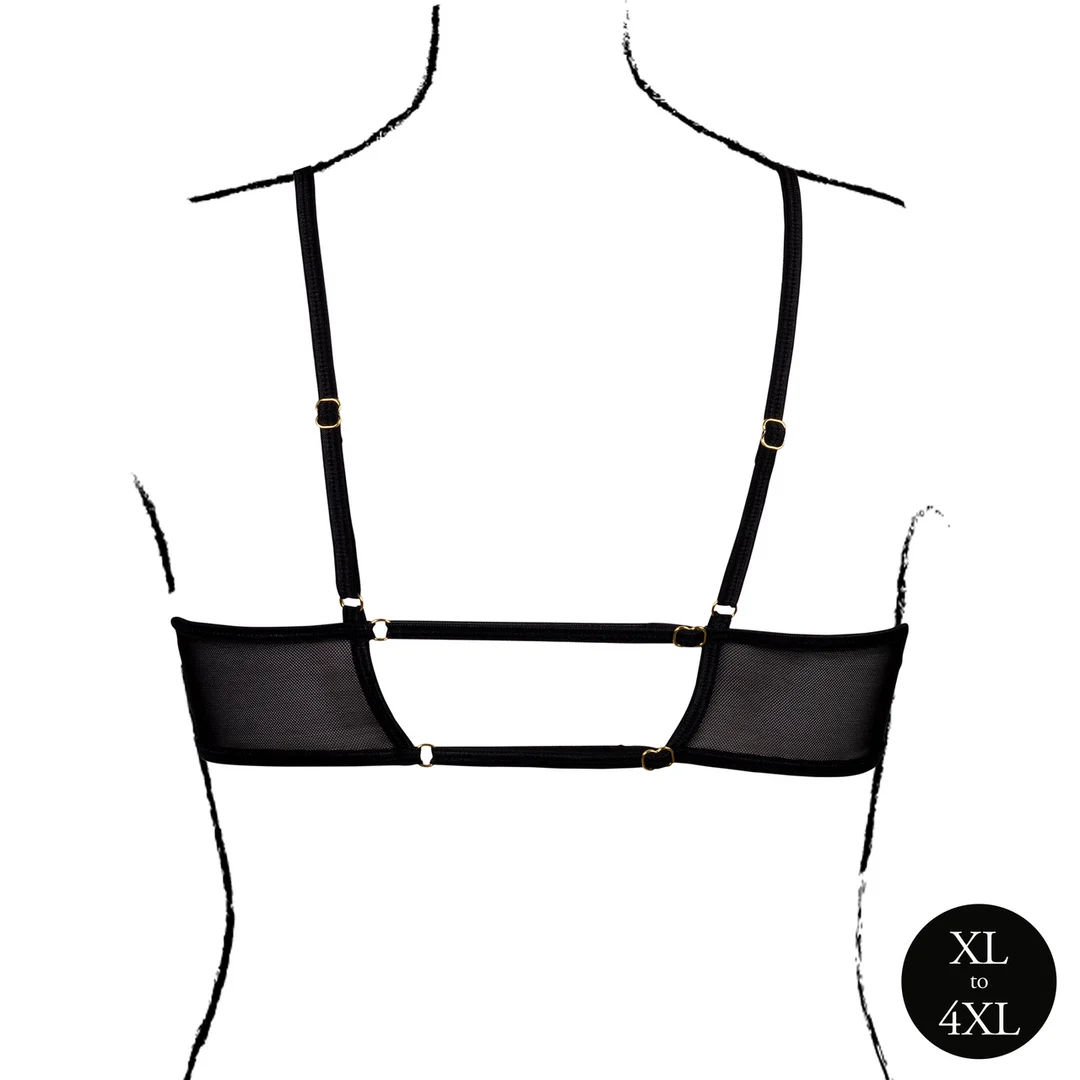 Verführerische Lingerie mit Keyhole Detail und doppelten Rückenbändern – Le Desir – Bild 11