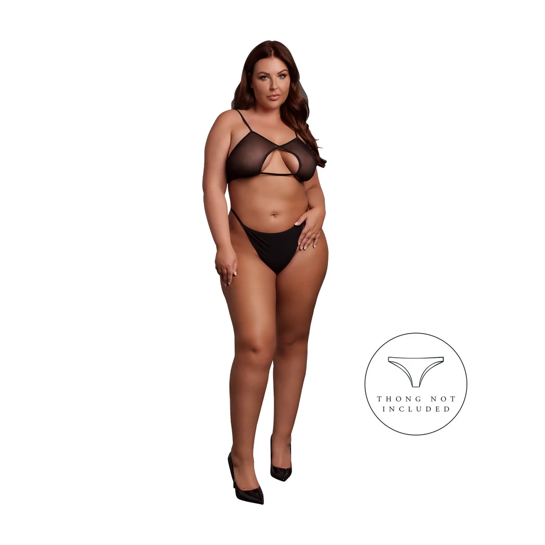 Verführerische Lingerie mit Keyhole Detail und doppelten Rückenbändern – Le Desir – Bild 12