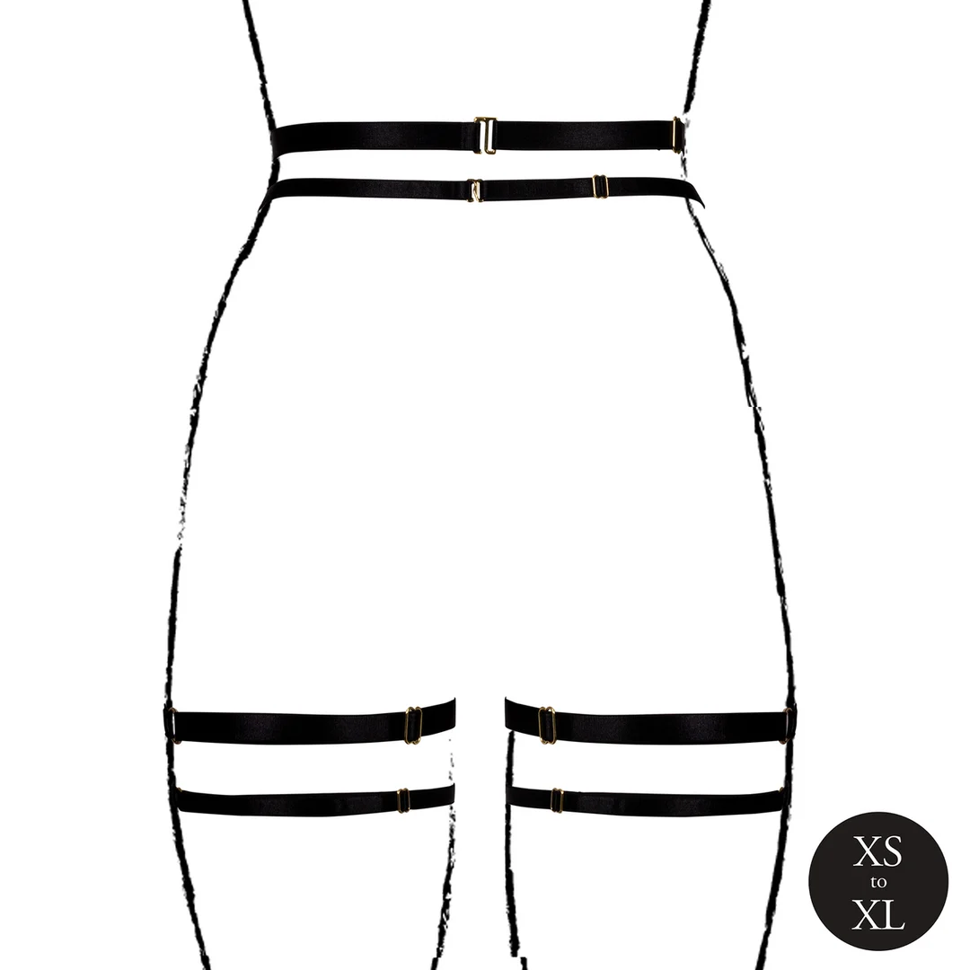 Strapsgürtel Set mit doppelten Bändern für einen sexy Curvy Look – Le Desir – Bild 11