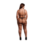 Curvy Body mit offenen Cups und Strapshaltern für verführerische Kurven – LIN – Bild 3